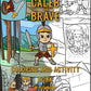 Caleb the Brave Hardcover / Coloring & Activity Book Box