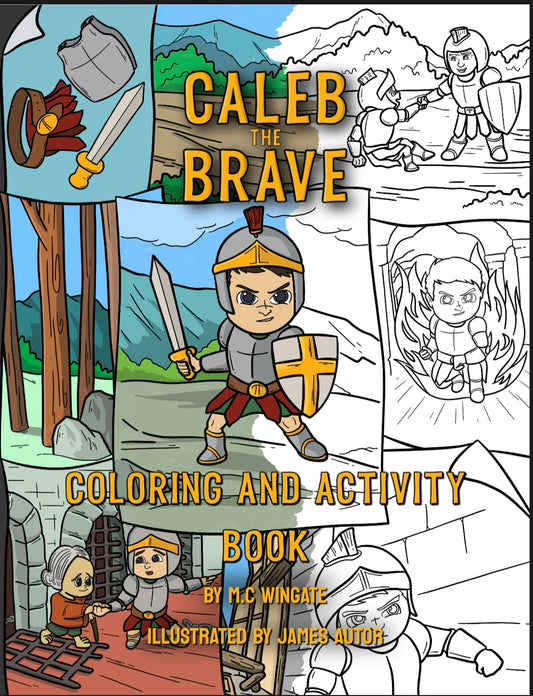 Caleb the Brave Hardcover / Coloring & Activity Book Box